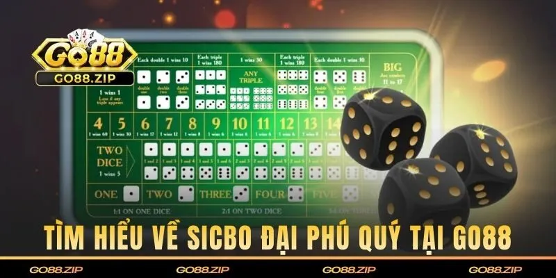 Tìm hiểu về Sicbo Đại Phú Quý tại GO88